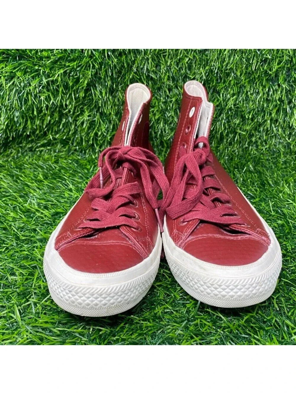 Converse MA-1 SE High Top Trainers Burgundy Leather Mens Size 9 Sneakers 2226